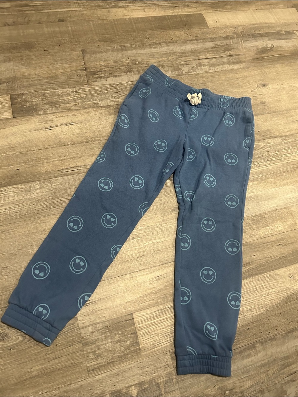 wonder nation Navy Blue Smiley Jogger Sweatpants